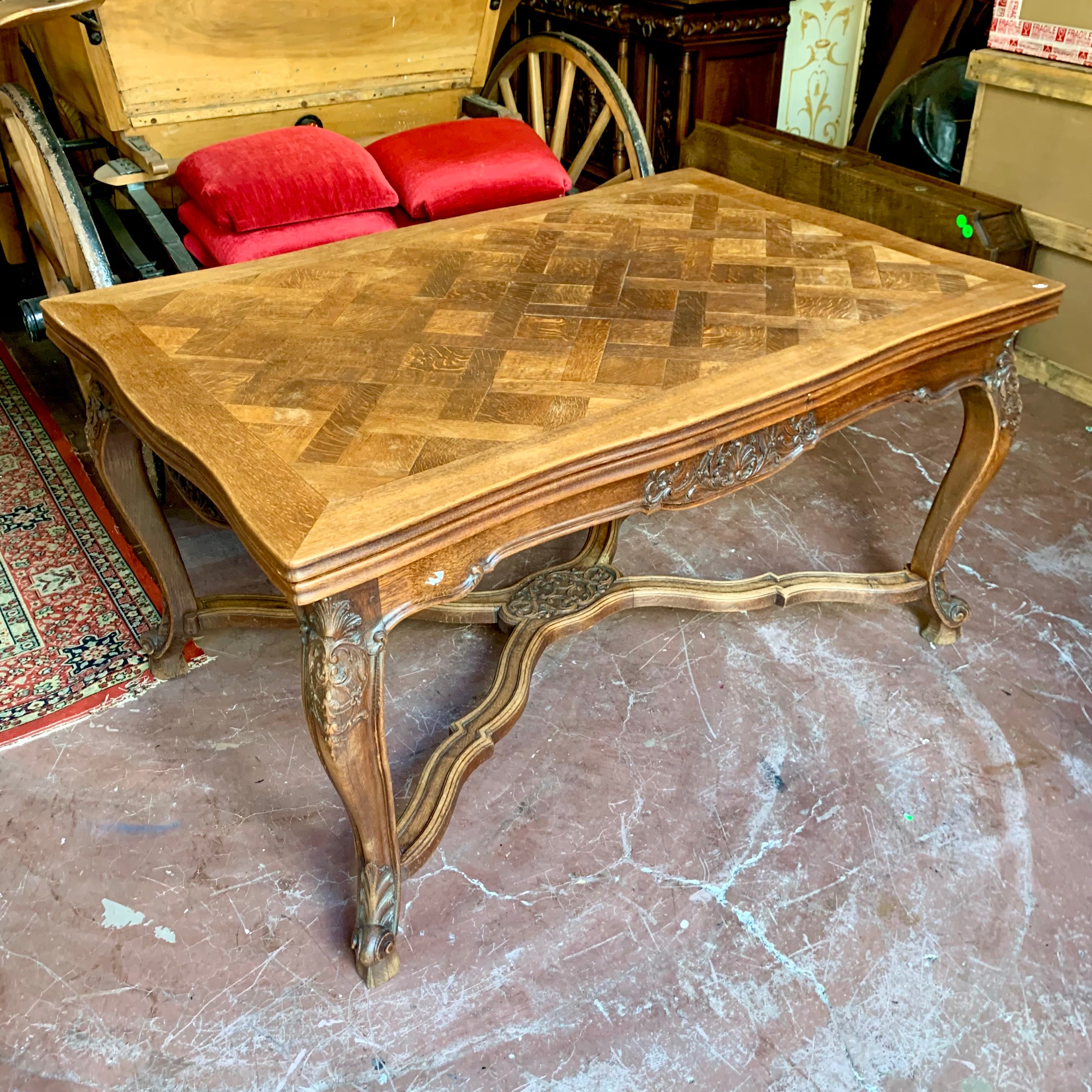 Beautiful Antique French Oak Dining Table