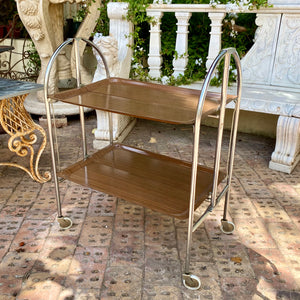 Vintage Foldable Drinks Trolley