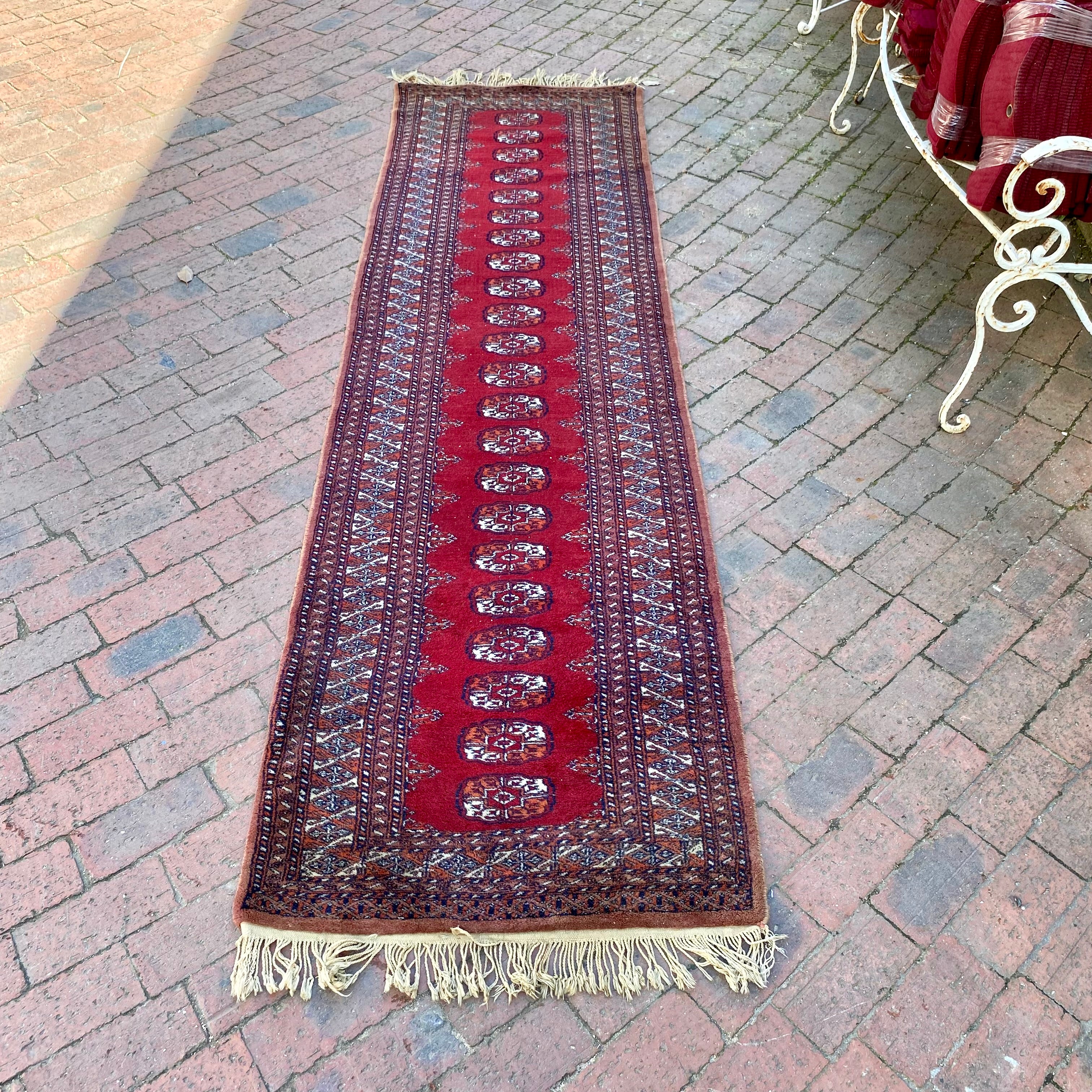 Beautiful Vintage Red Runner Carpet