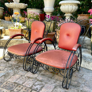 Wrought Iron Outdoor Arm Chair