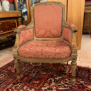 Antique Gilt Wood Chair