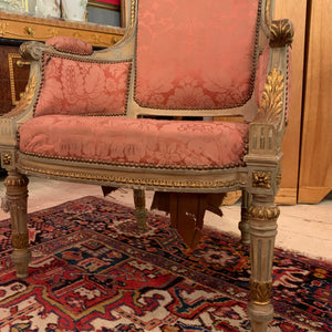 Antique Gilt Wood Chair