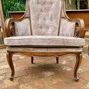 Elegant and Pretty Carved Armchair