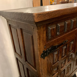 Larger Antique Oak Spanish Cabinet