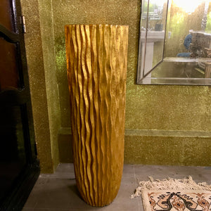 Large Decorative Golden Urn - SOLD