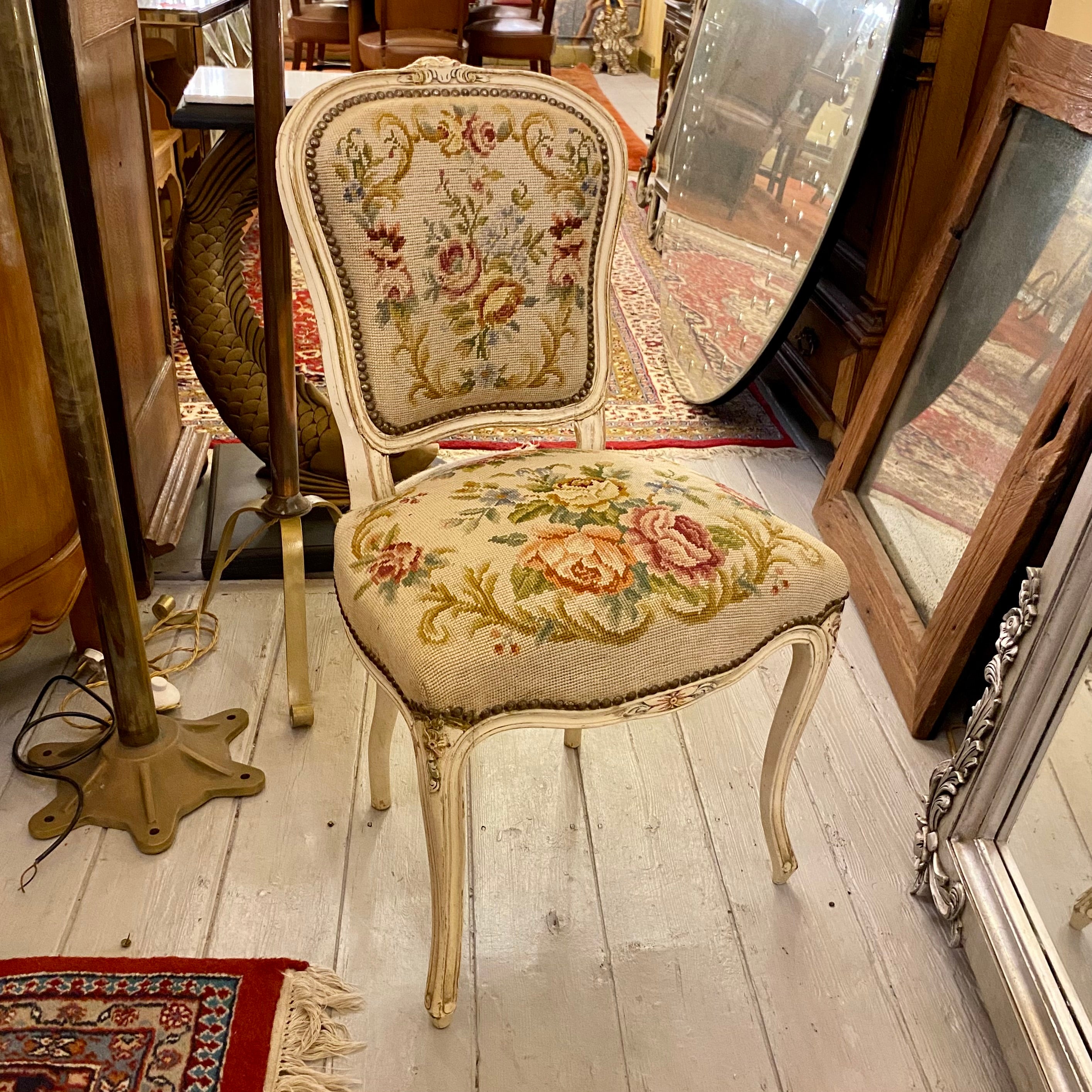 French Needle Point Chair
