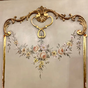 Antique Hand Painted & Gilt Italian Bedroom Set