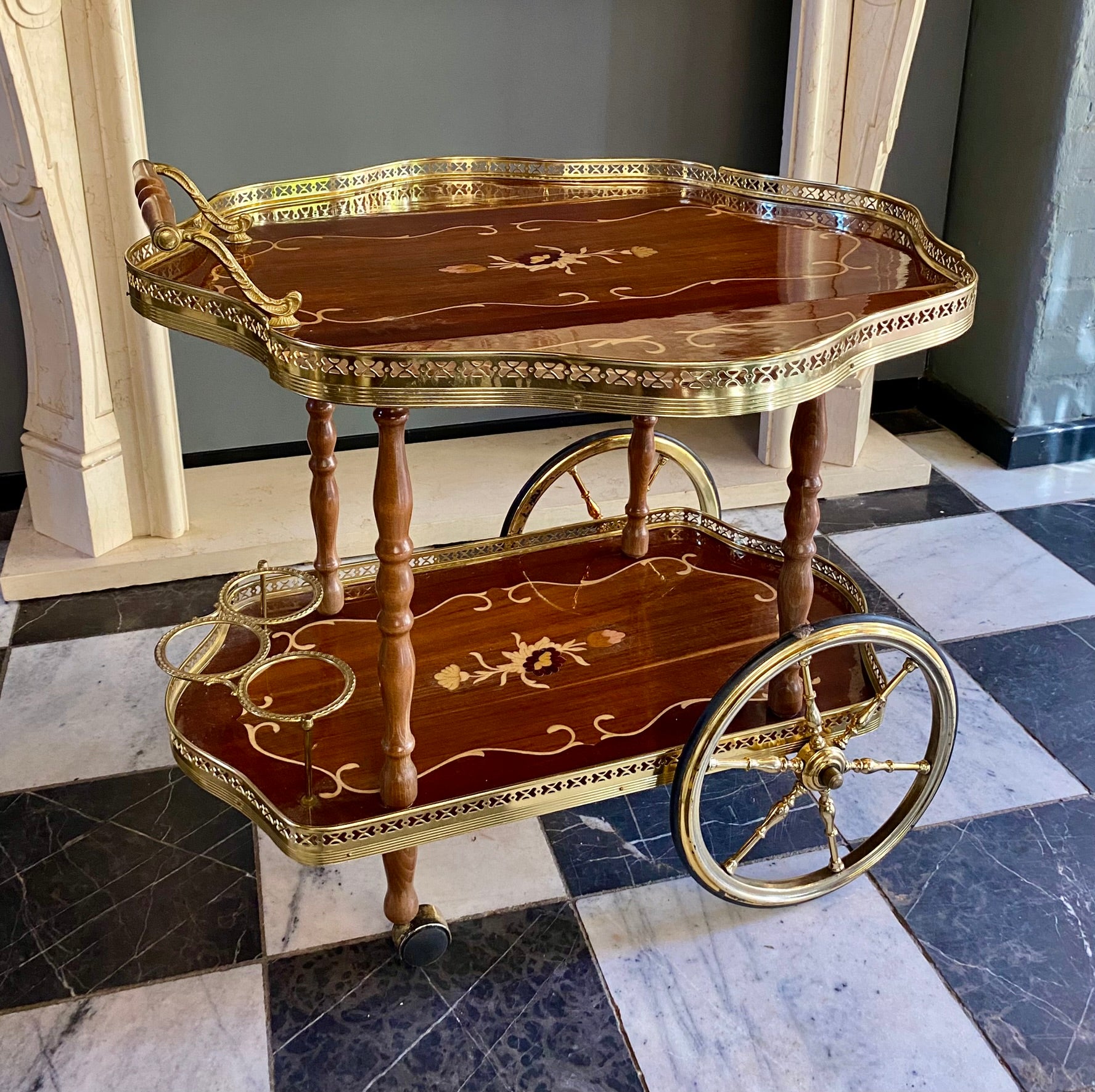 Unusual Vintage Drinks Trolley - SOLD