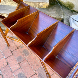 Antique Victorian Mahogany Book Stand - SOLD