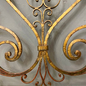 Antique French Gilt Headboard