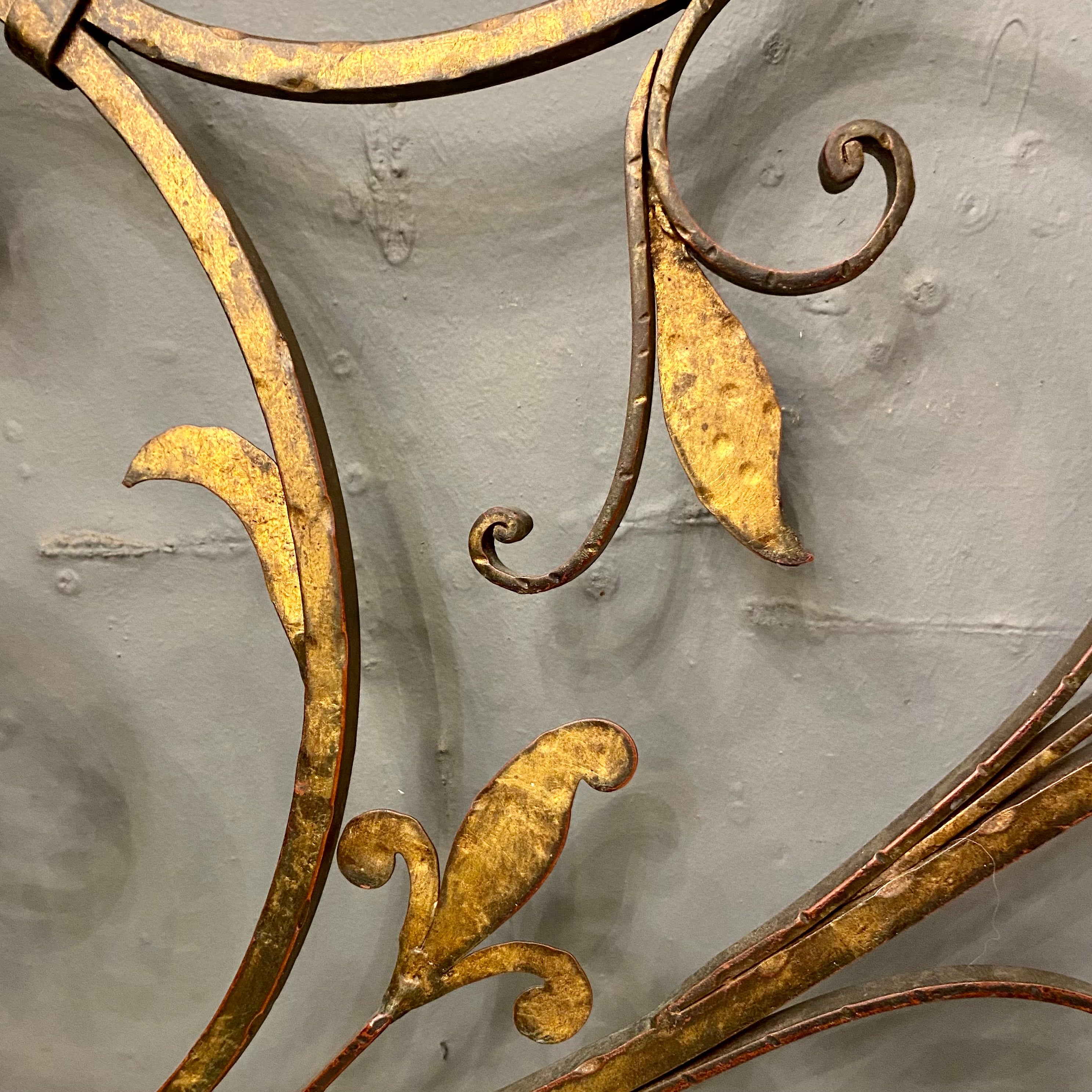 Antique French Gilt Headboard