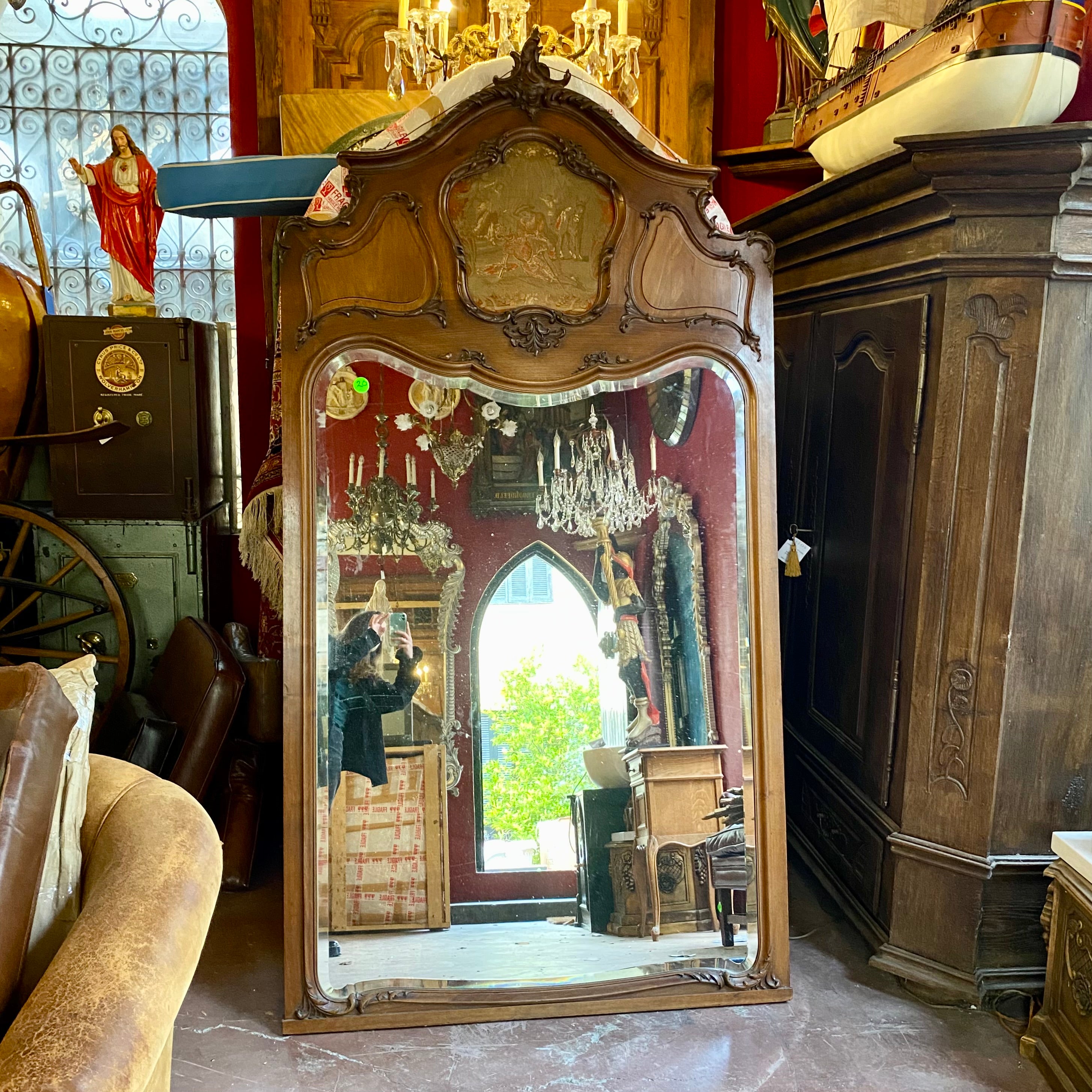Stunning Trumeau Mirror