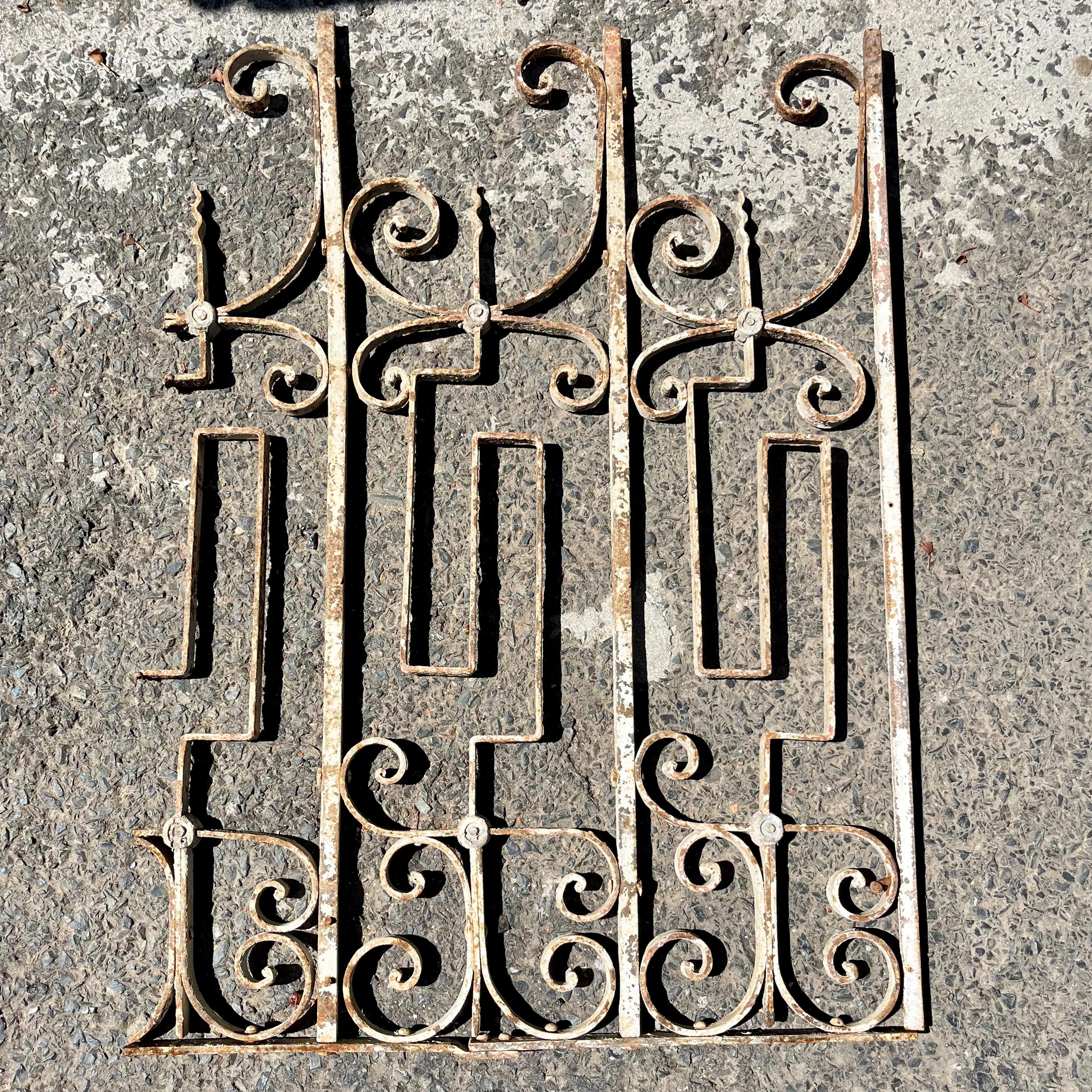 Salvaged Steel Fencing Panels