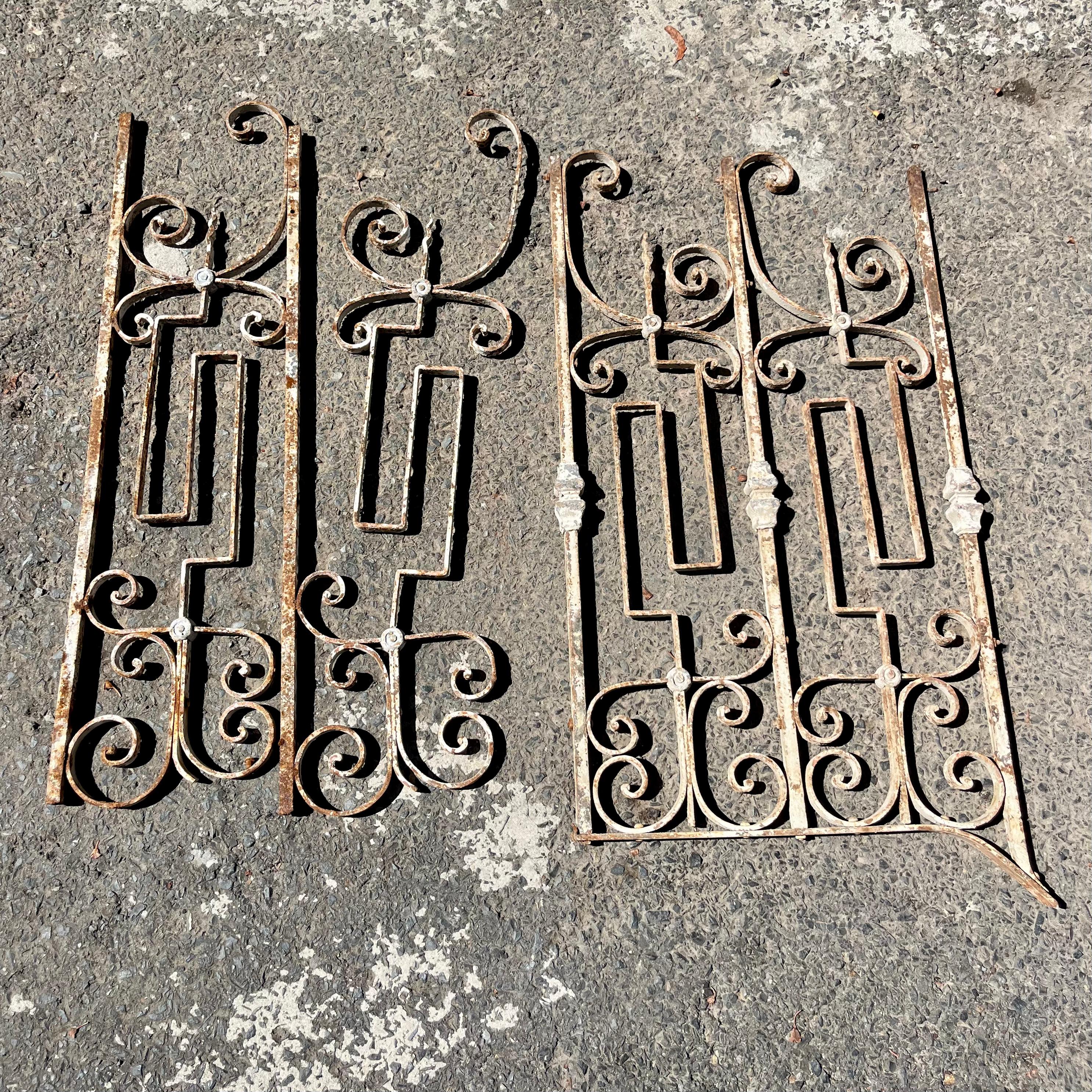 Salvaged Steel Fencing Panels