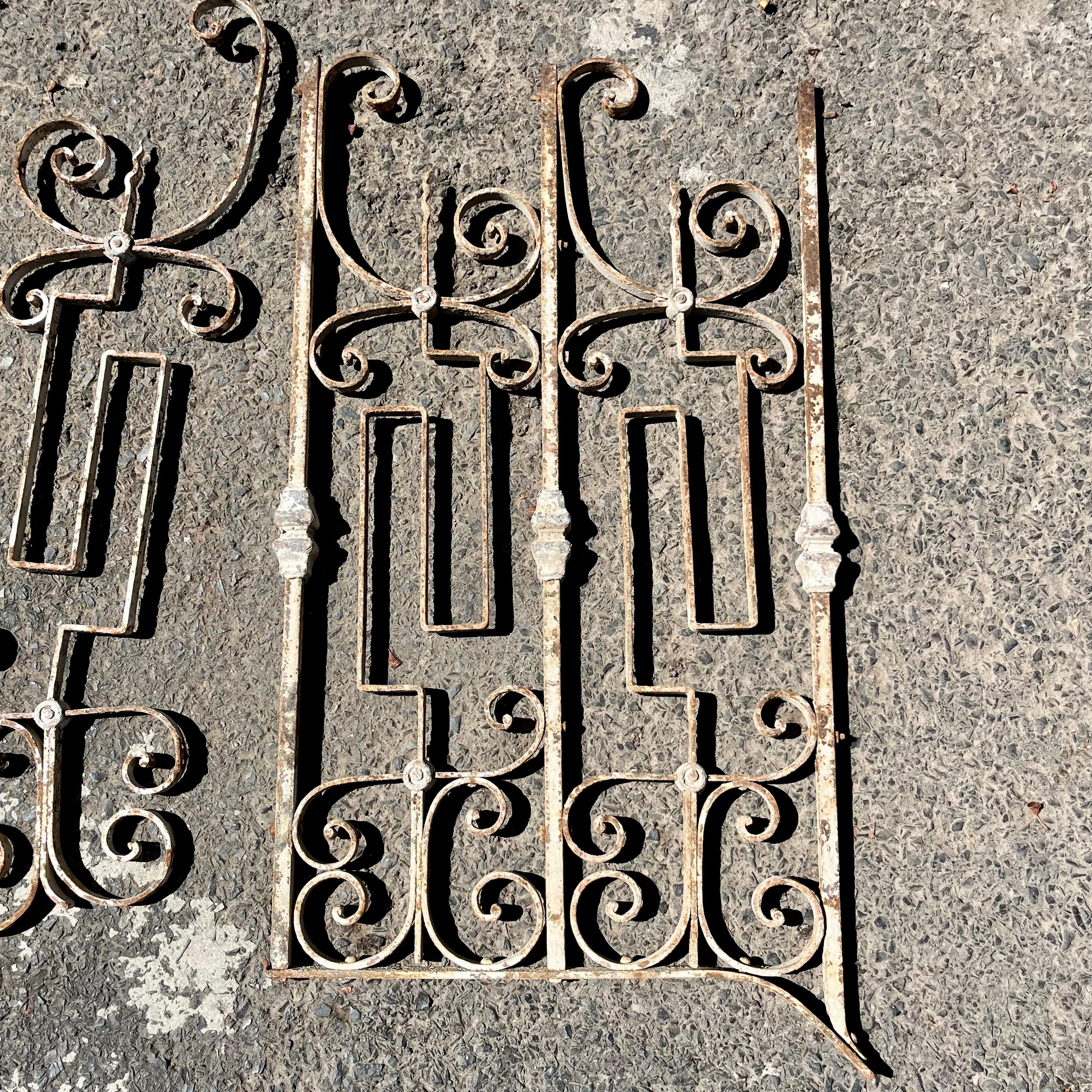 Salvaged Steel Fencing Panels