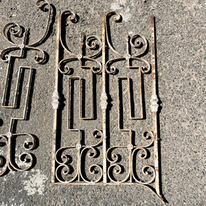 Salvaged Steel Fencing Panels