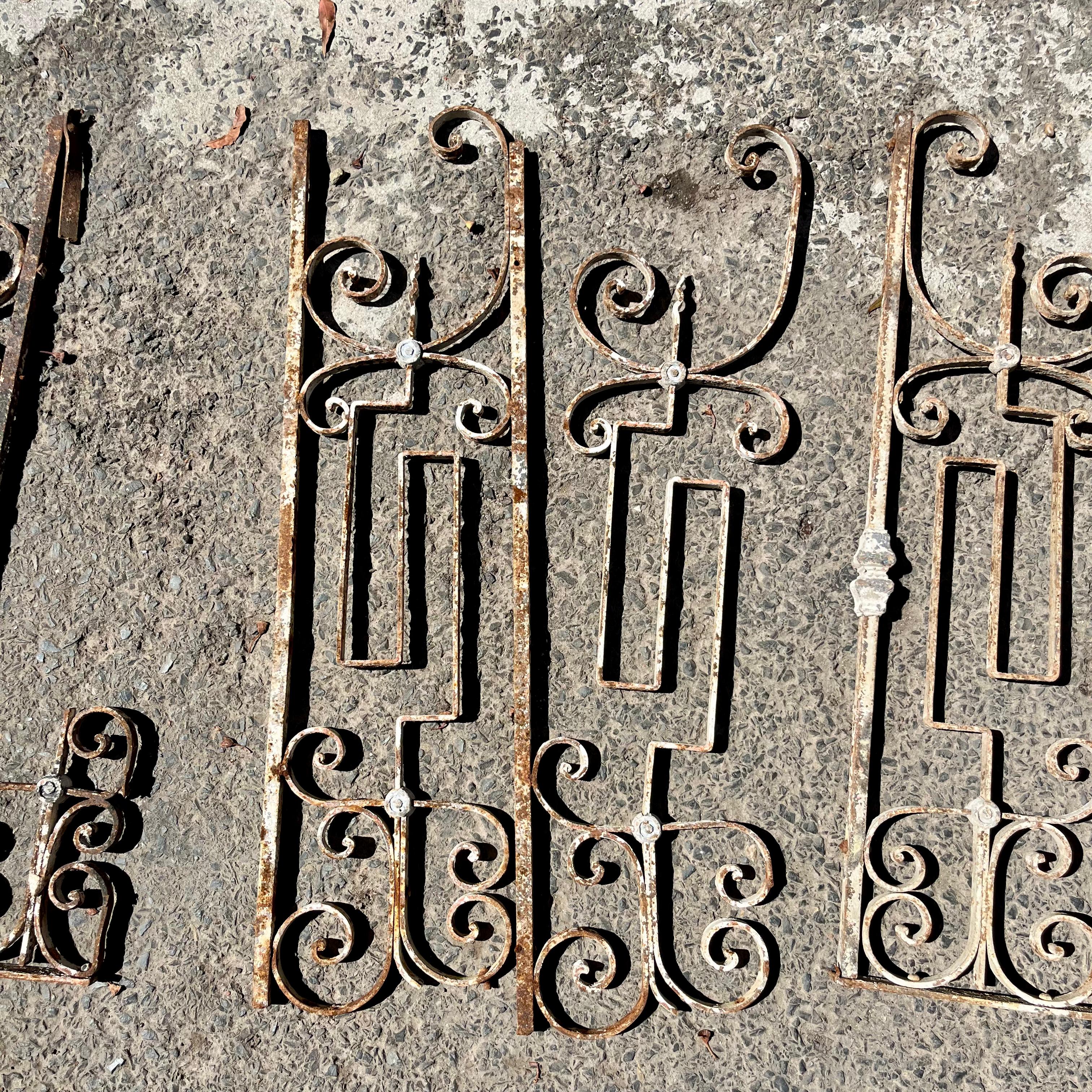 Salvaged Steel Fencing Panels