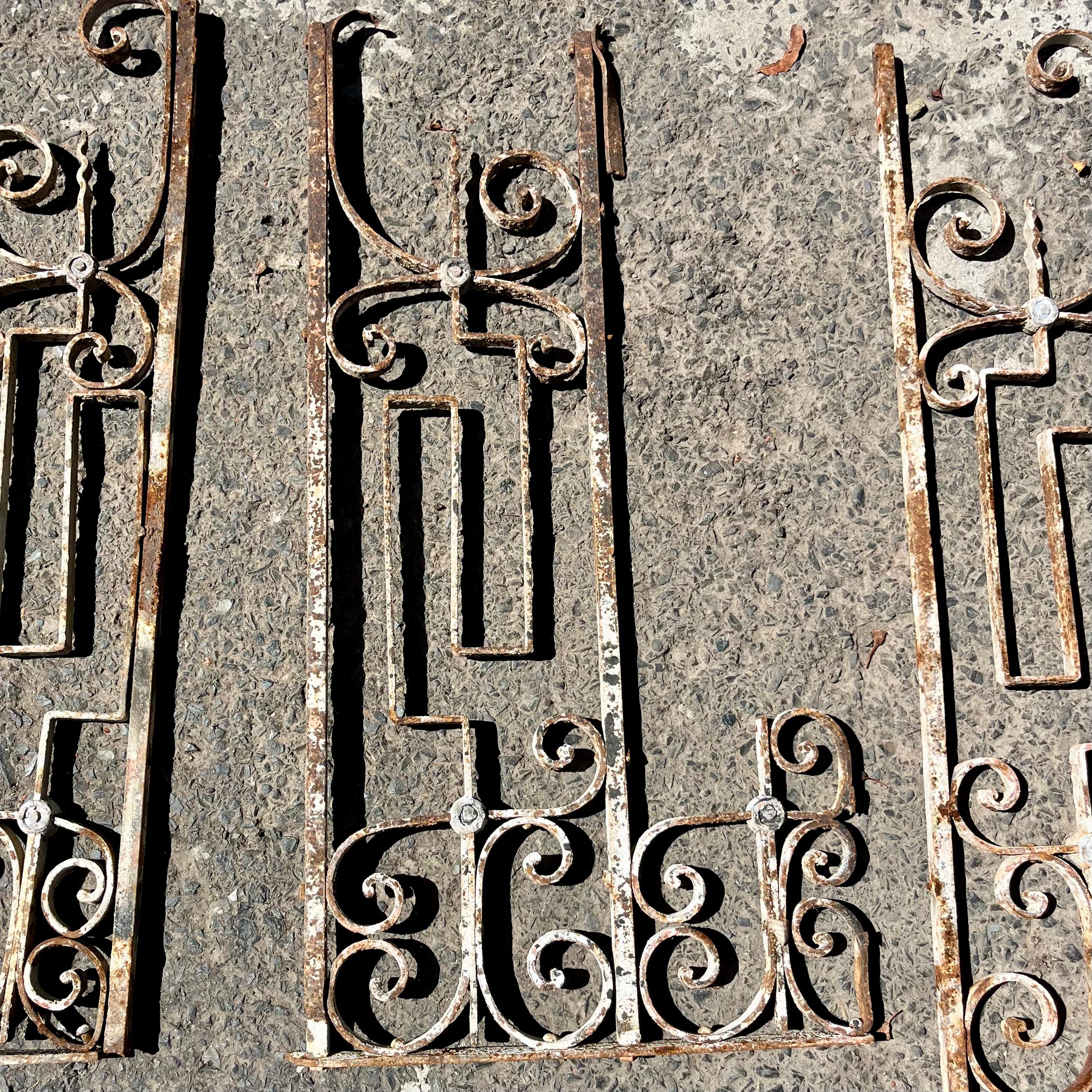 Salvaged Steel Fencing Panels