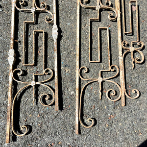 Unique Salvaged Steel Stair Barricade