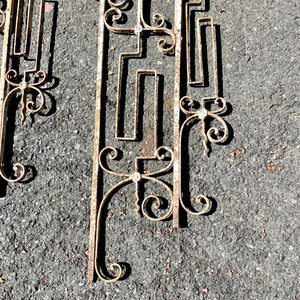 Unique Salvaged Steel Stair Barricade