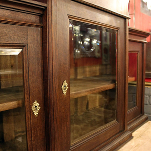 Beautiful Oak Display Cabinet