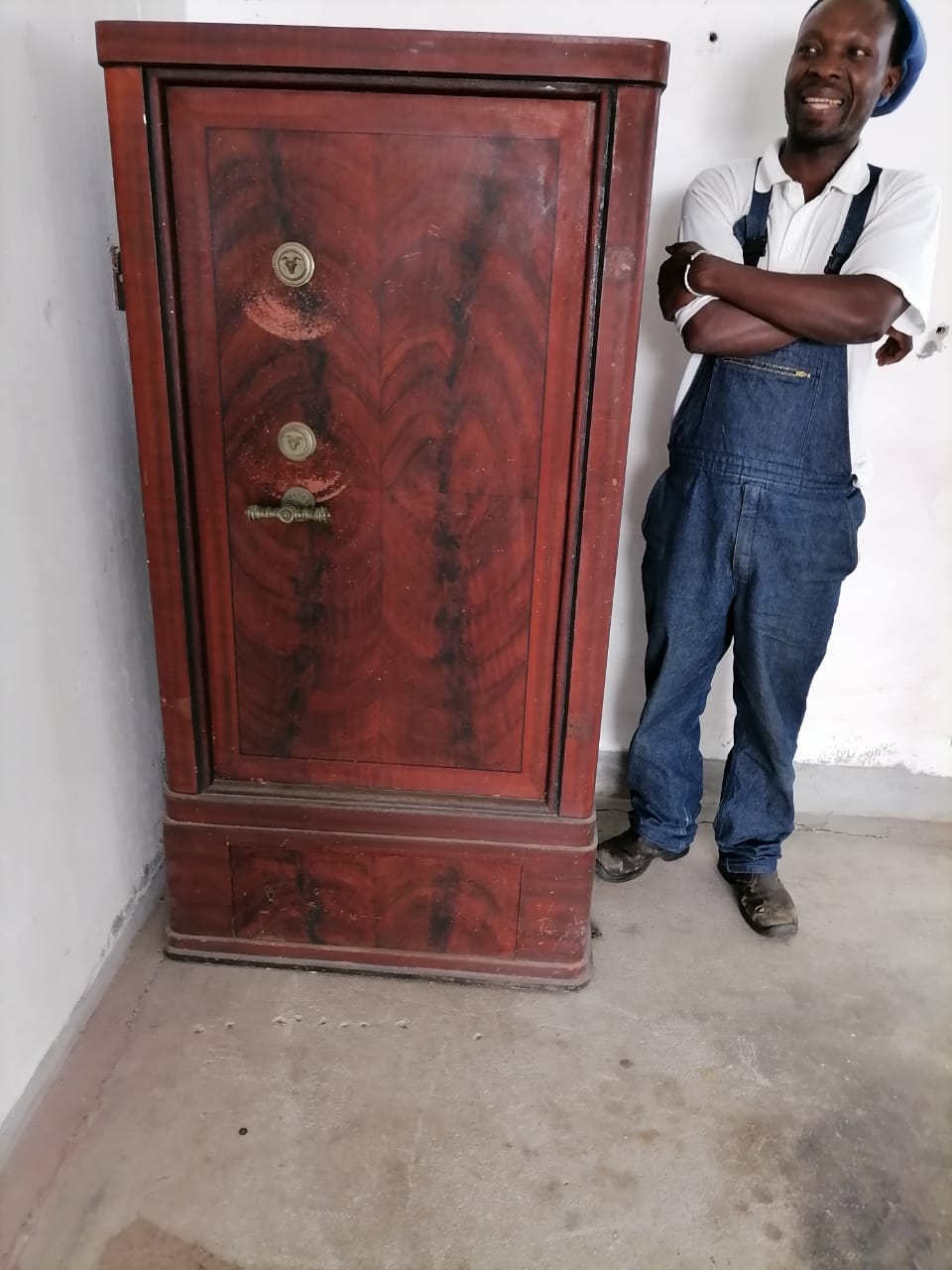 Phenomenal, Extremely Large and Unique Antique Bavarian Safe