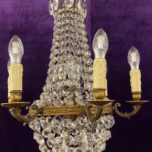 Very Rare Antique Neoclassical Chandelier