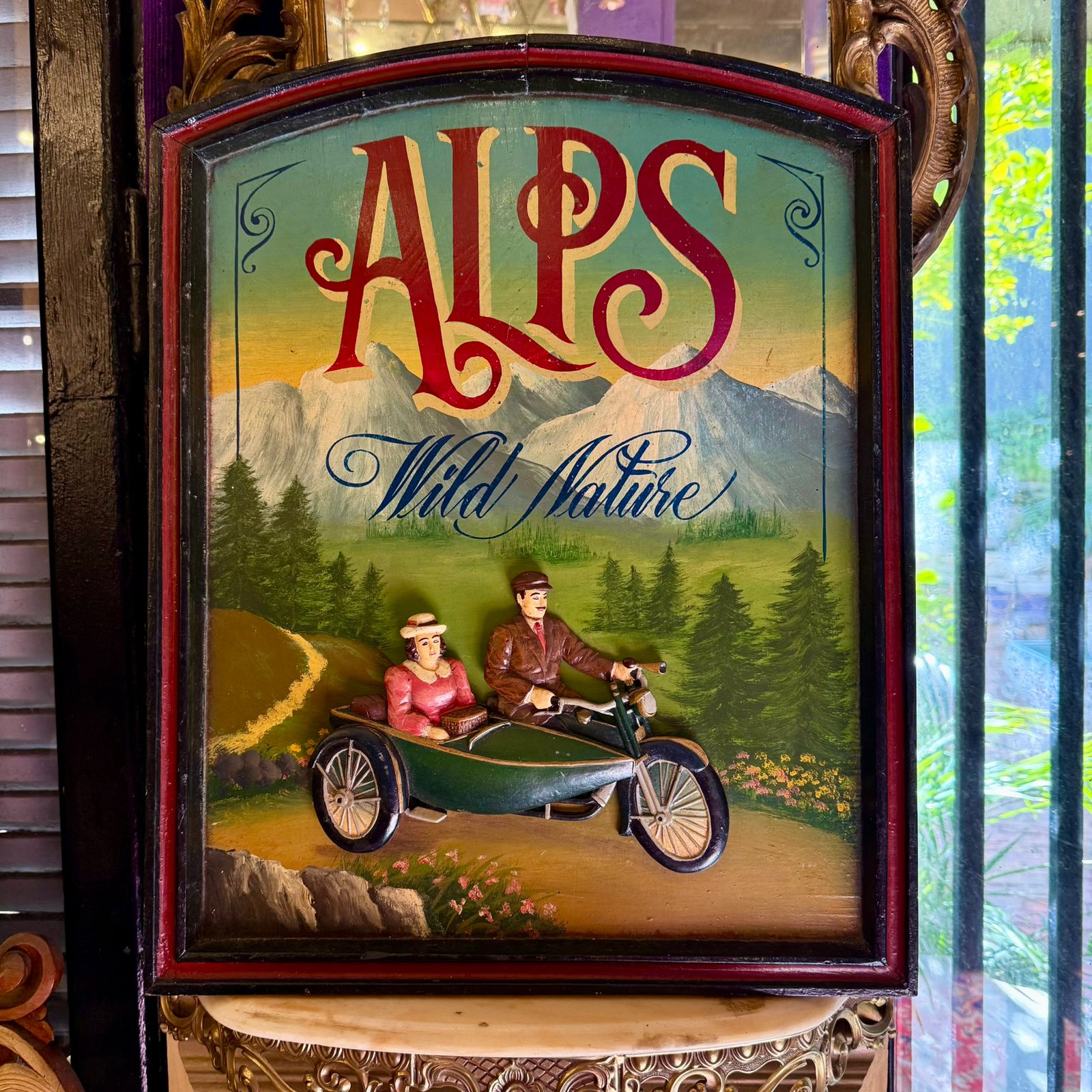 “Alps Wild Nature” 3D Wall Plaque by Country Corner, Late 20th Century