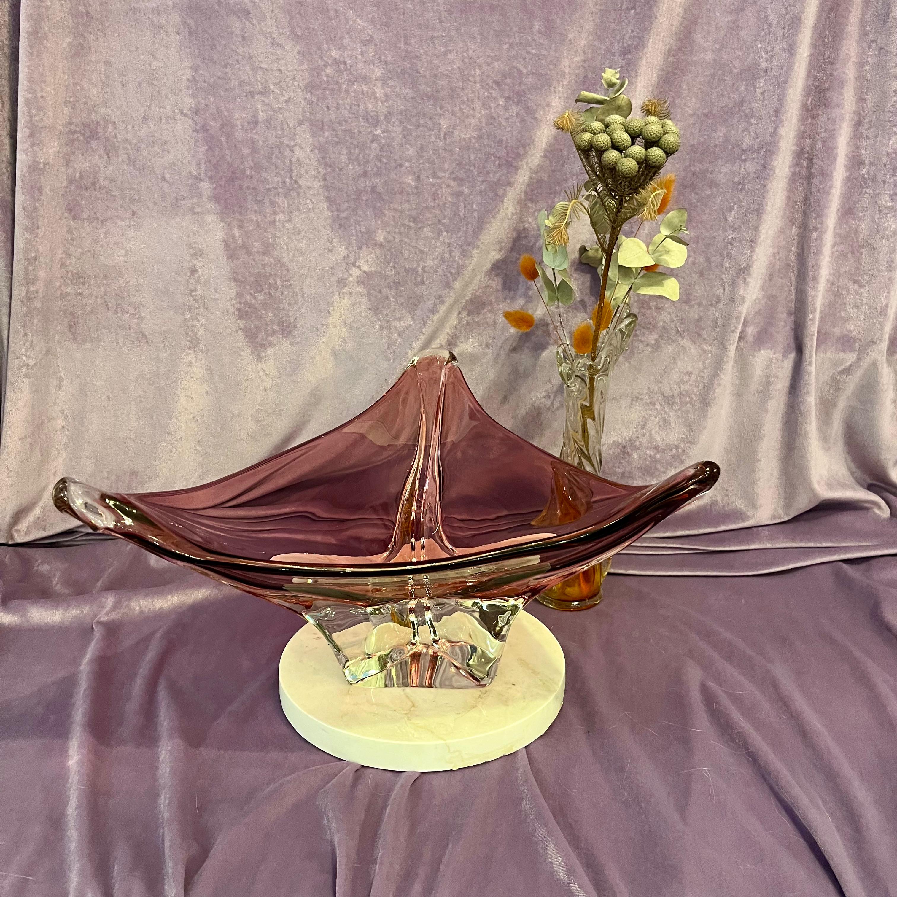 Pretty Purple Murano Bowl - SOLD