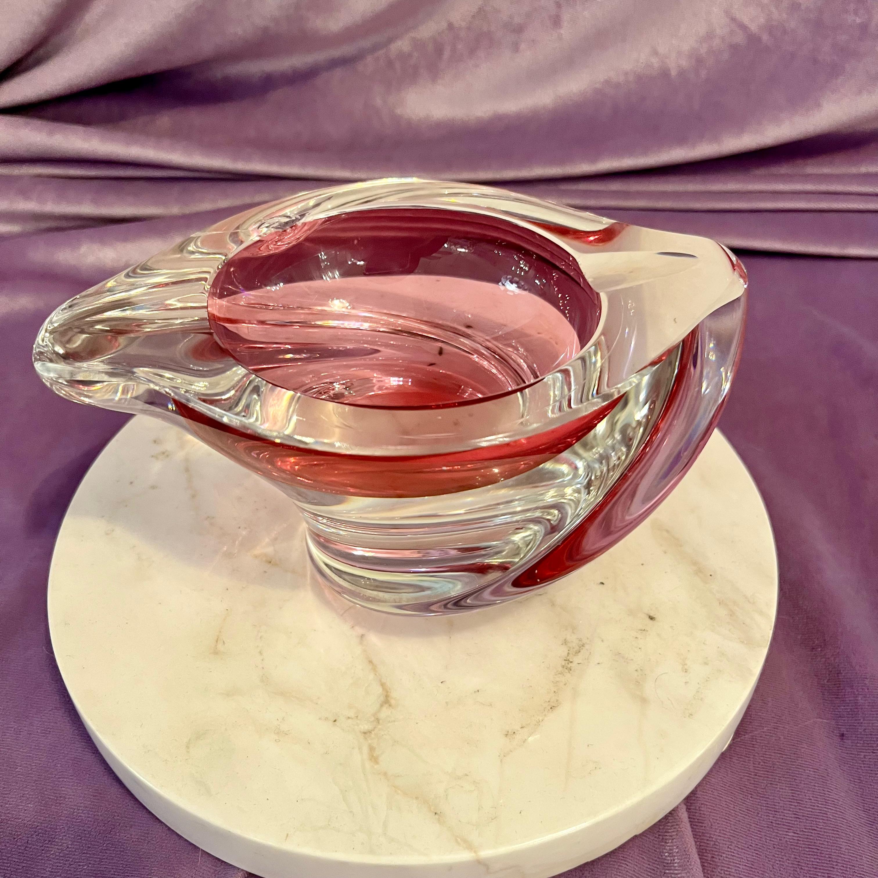 Sweet Pink Murano Ashtray
