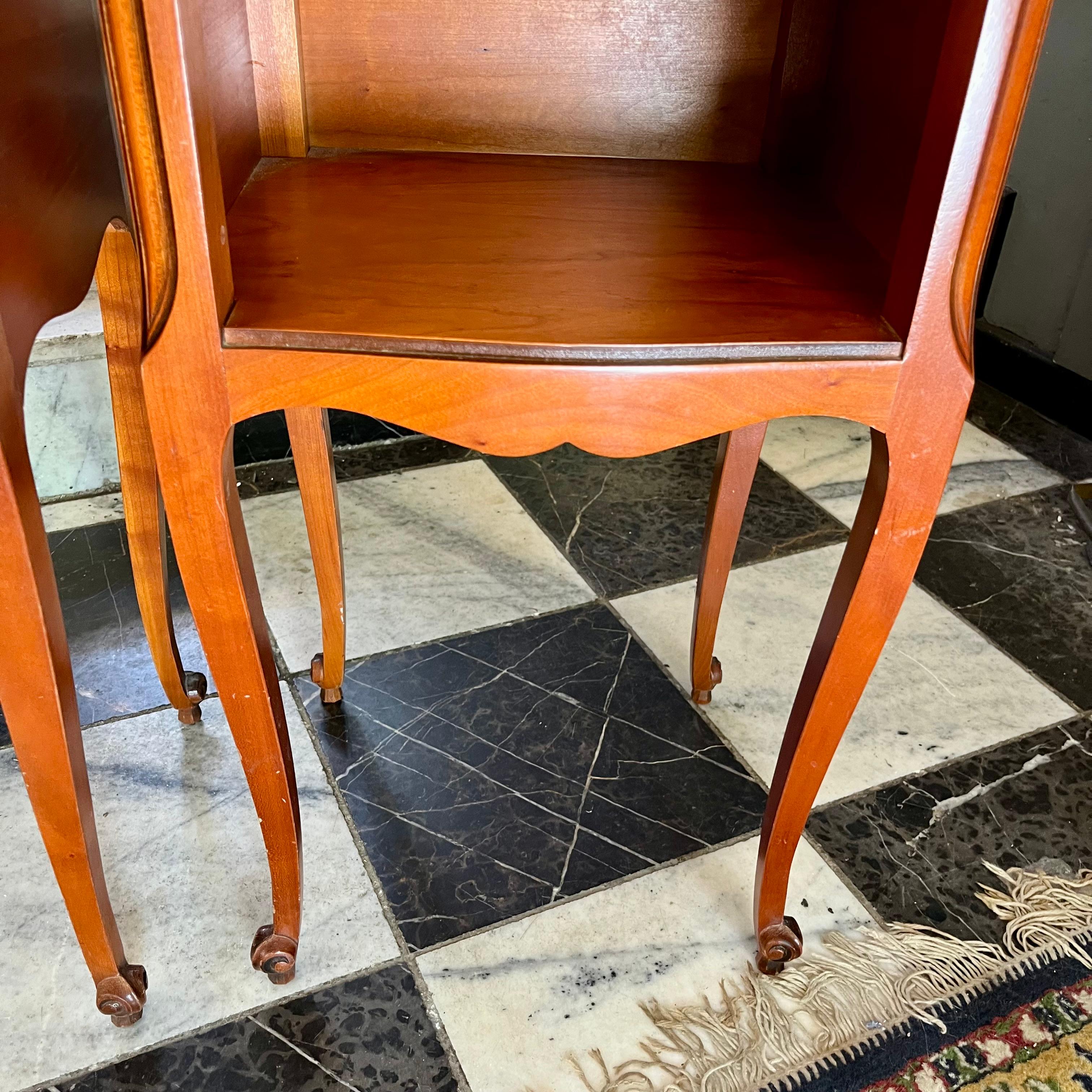 Handsome Pair of Antique Mr and Mrs Pedestals -SOLD
