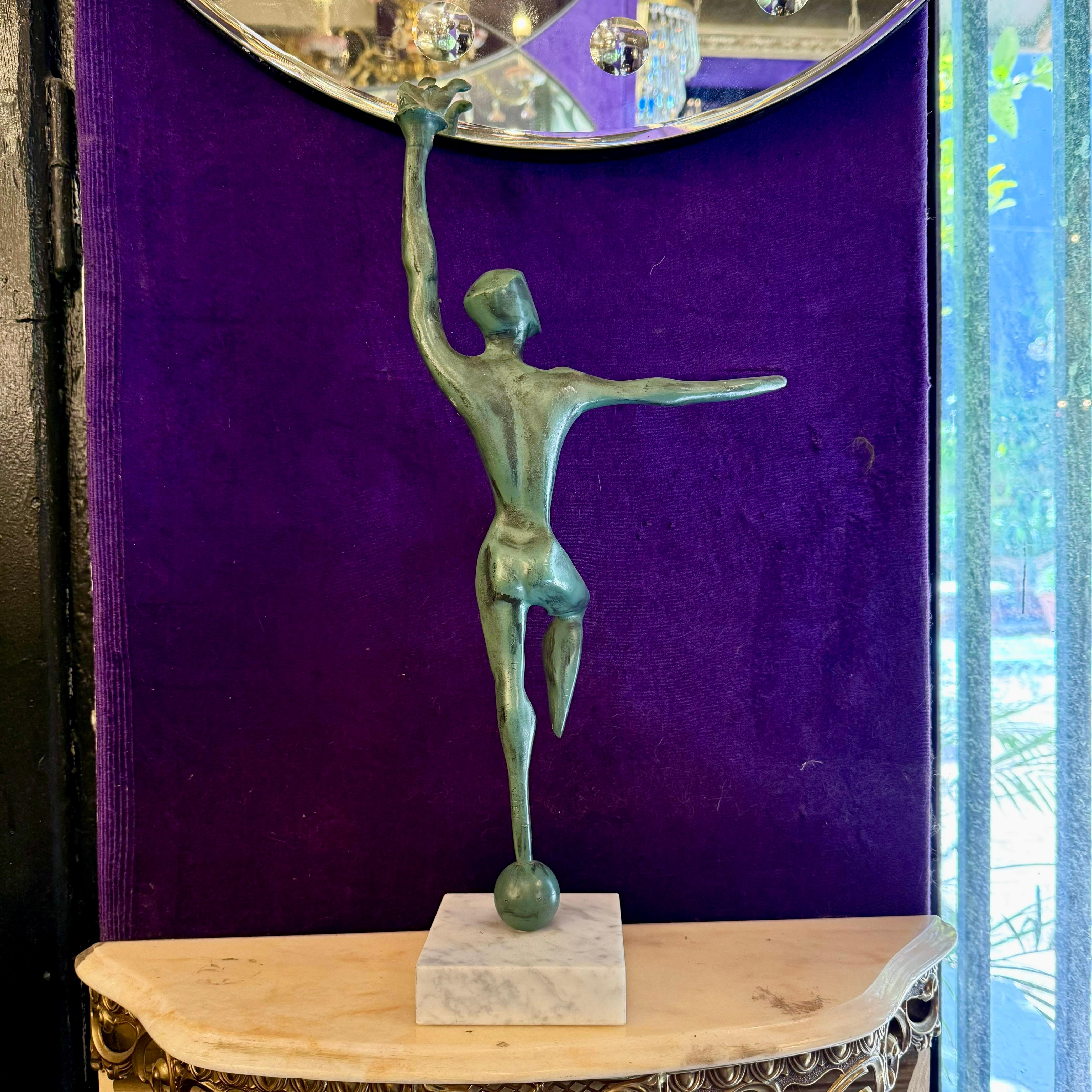 Vintage 1970 Statuette on Marble base - SOLD