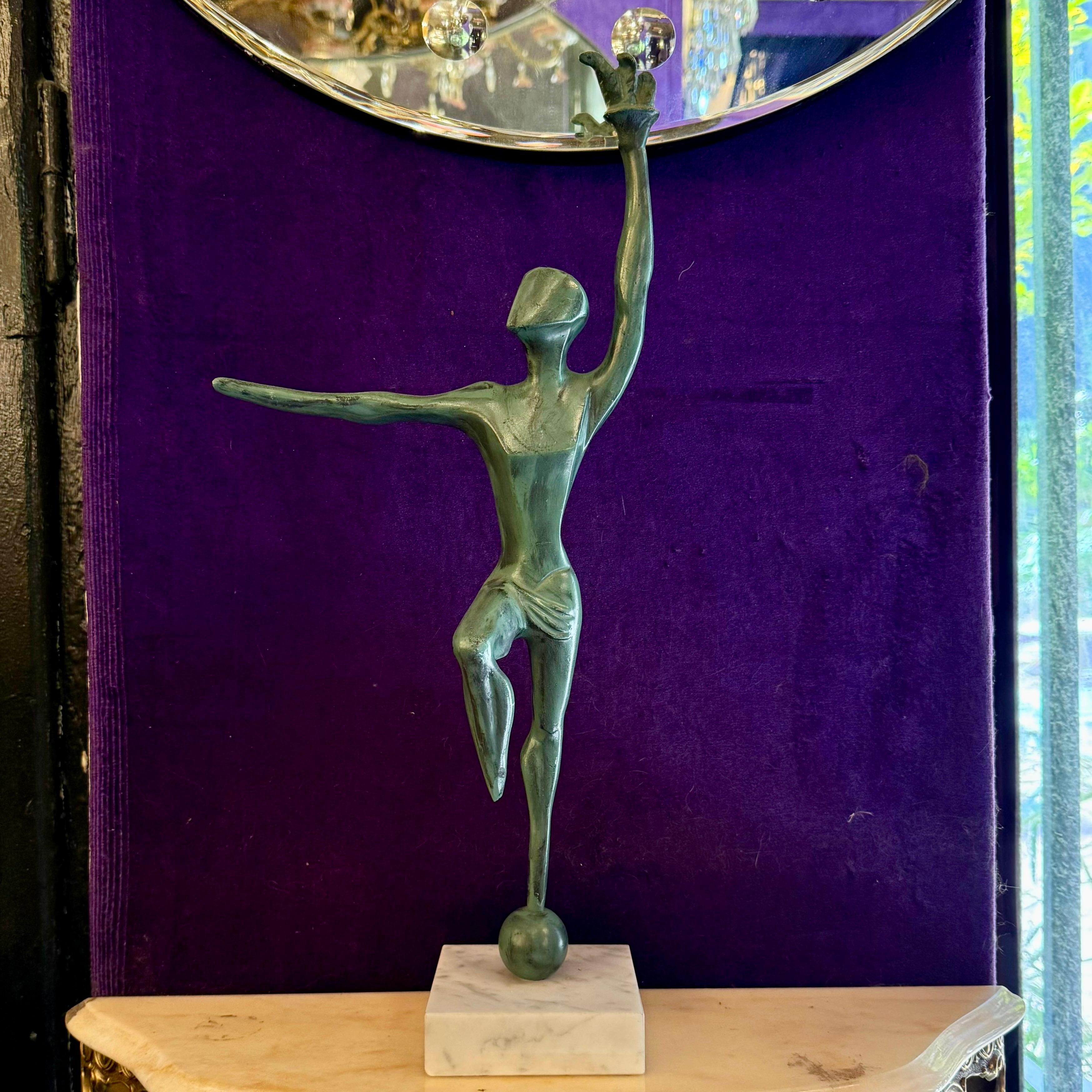 Vintage 1970 Statuette on Marble base - SOLD