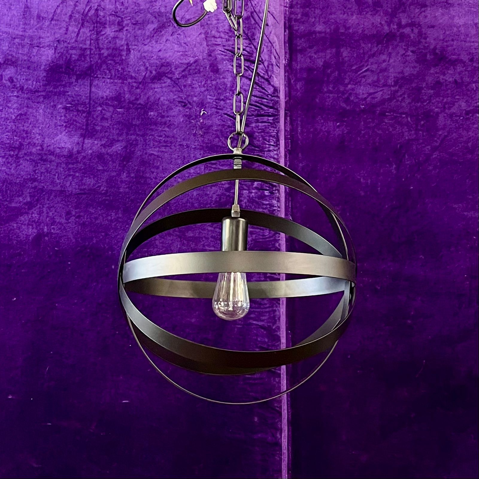 Geometric Contemporary Matt Black Pendant