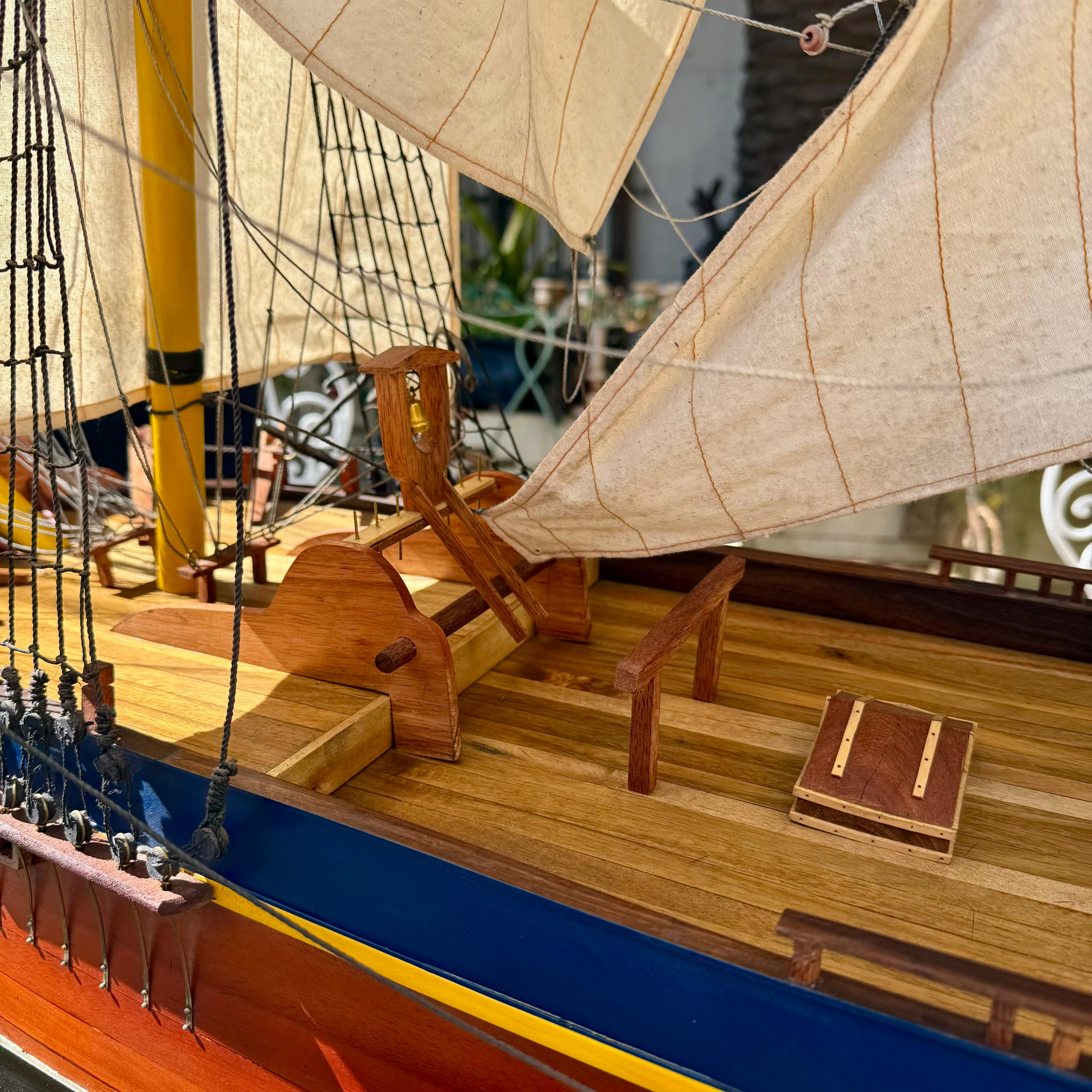 Large Vintage Endeavor Model Ship - SOLD