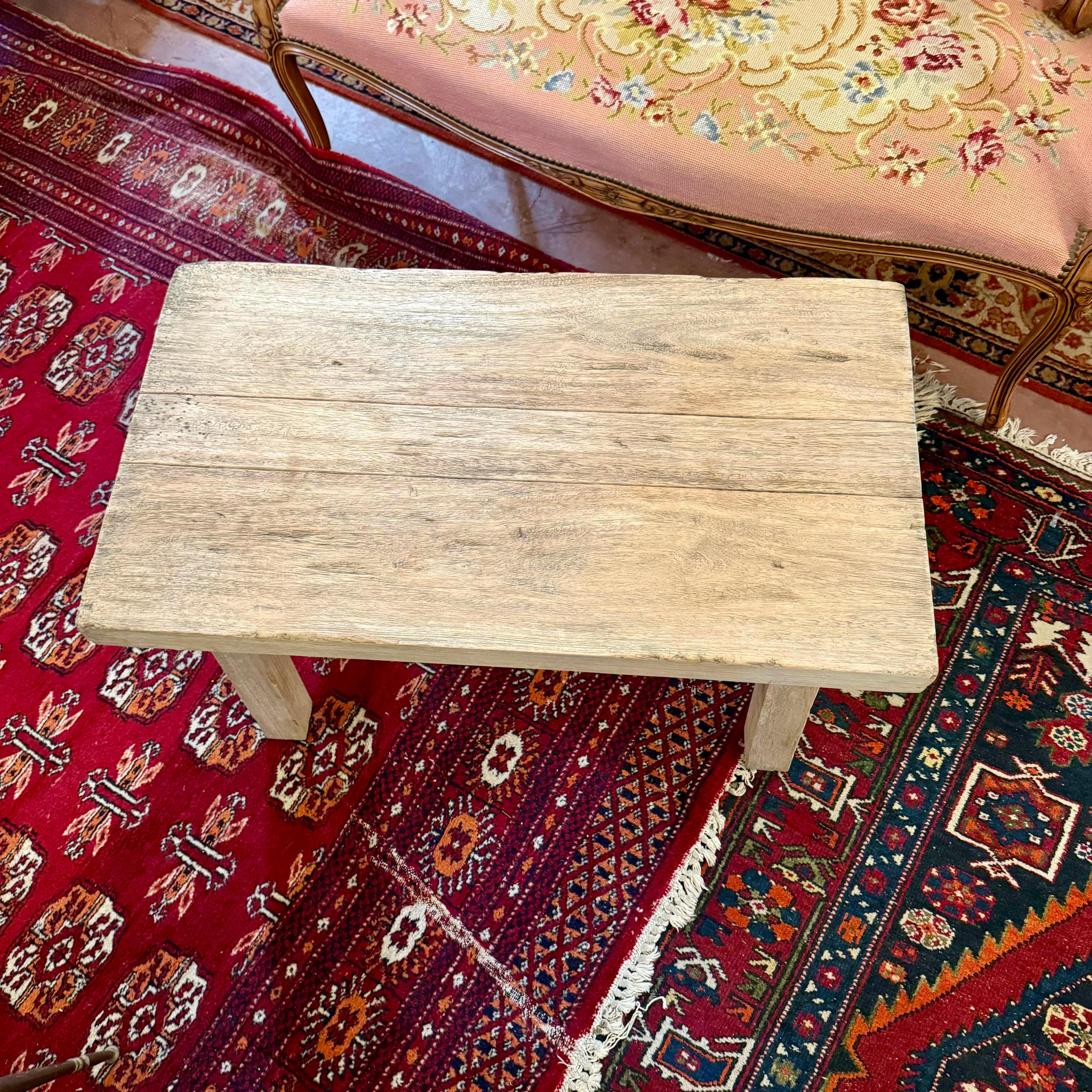 White Washed Coffee Table
