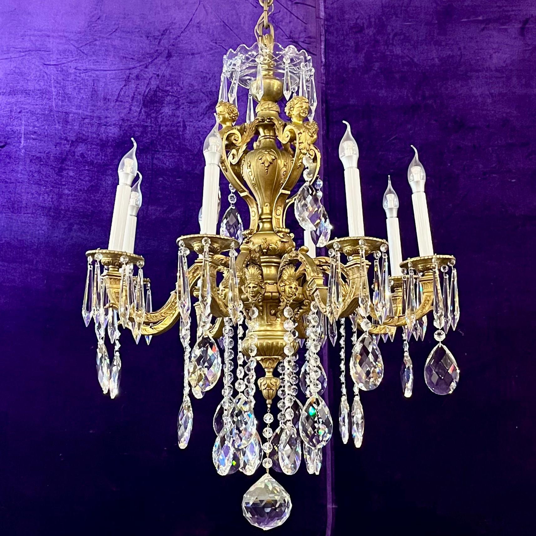 Antique French Mazarine Chandelier - SOLD