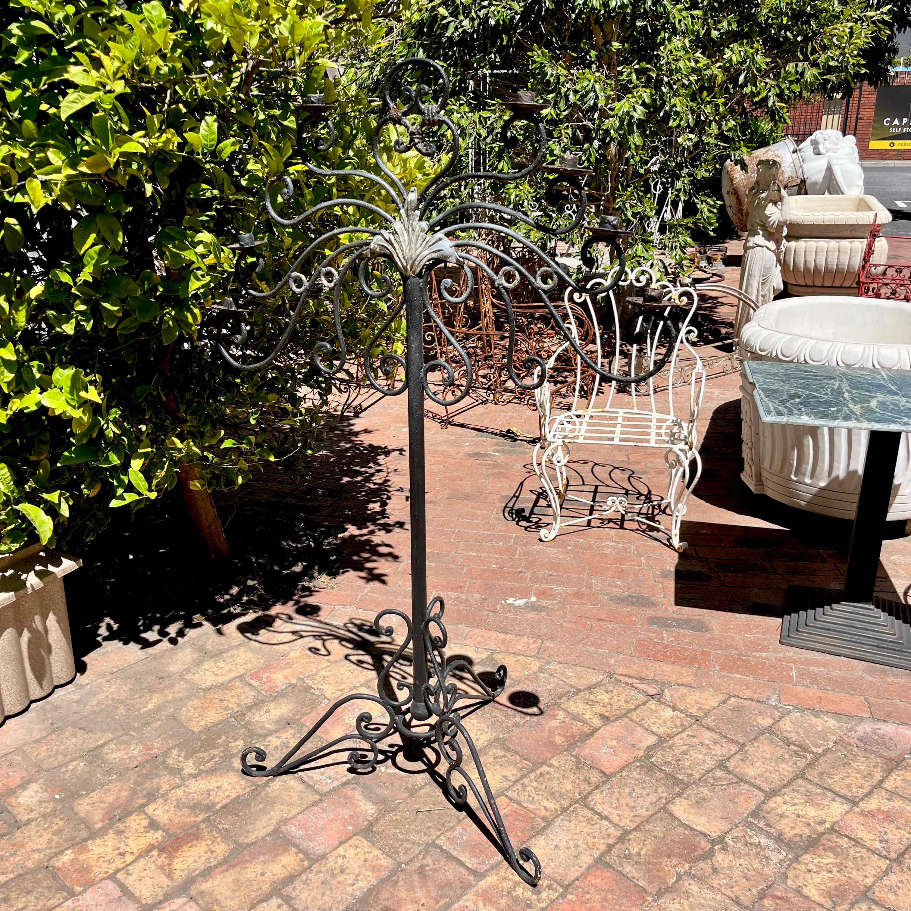 Gorgeous Wrought Iron Candle Stand