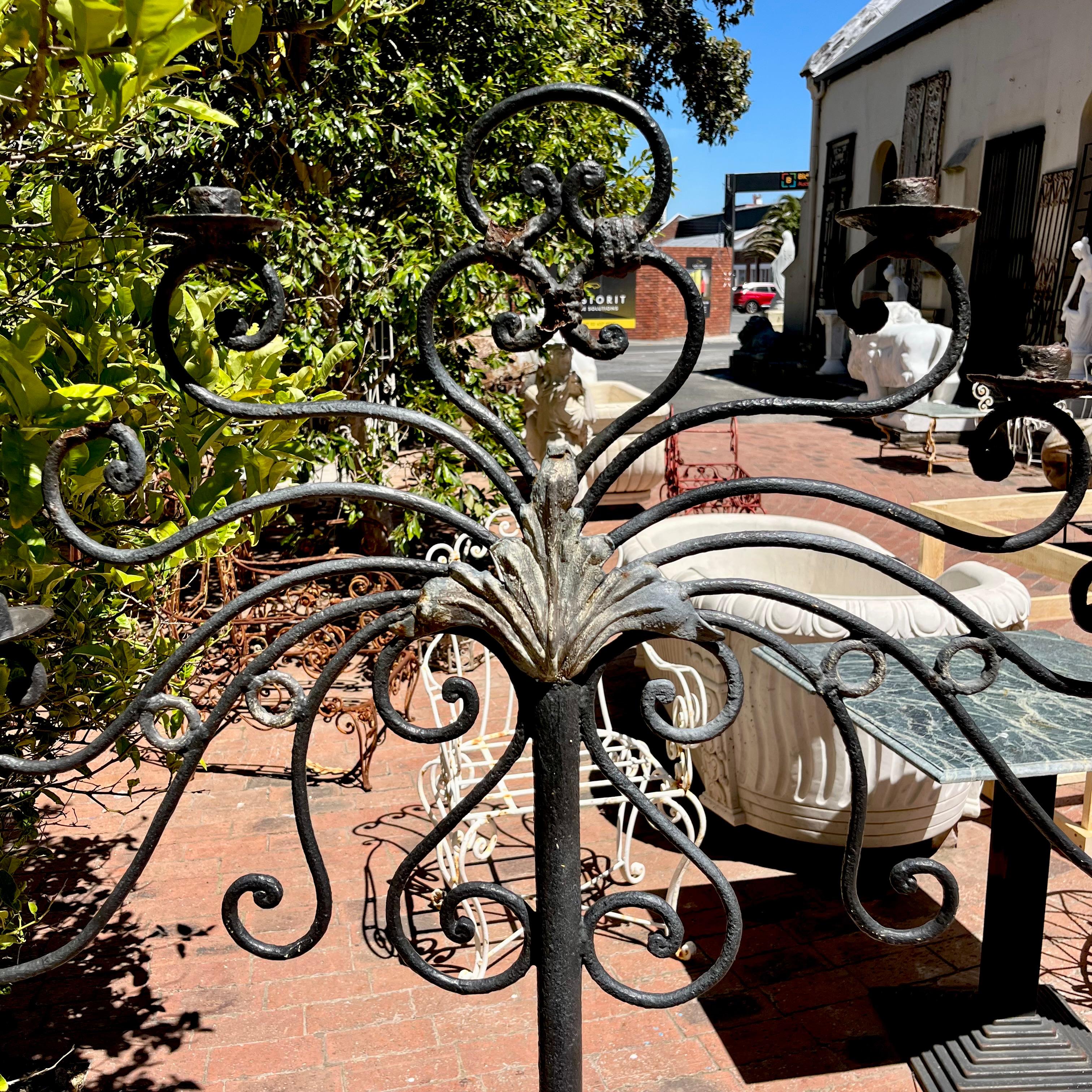 Gorgeous Wrought Iron Candle Stand