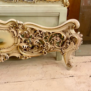 Stunning Antique Italian Gilt Bed Frame - Queen