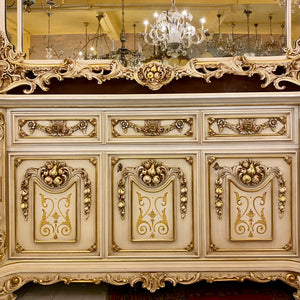Incredible Antique Italian Console with Mirror