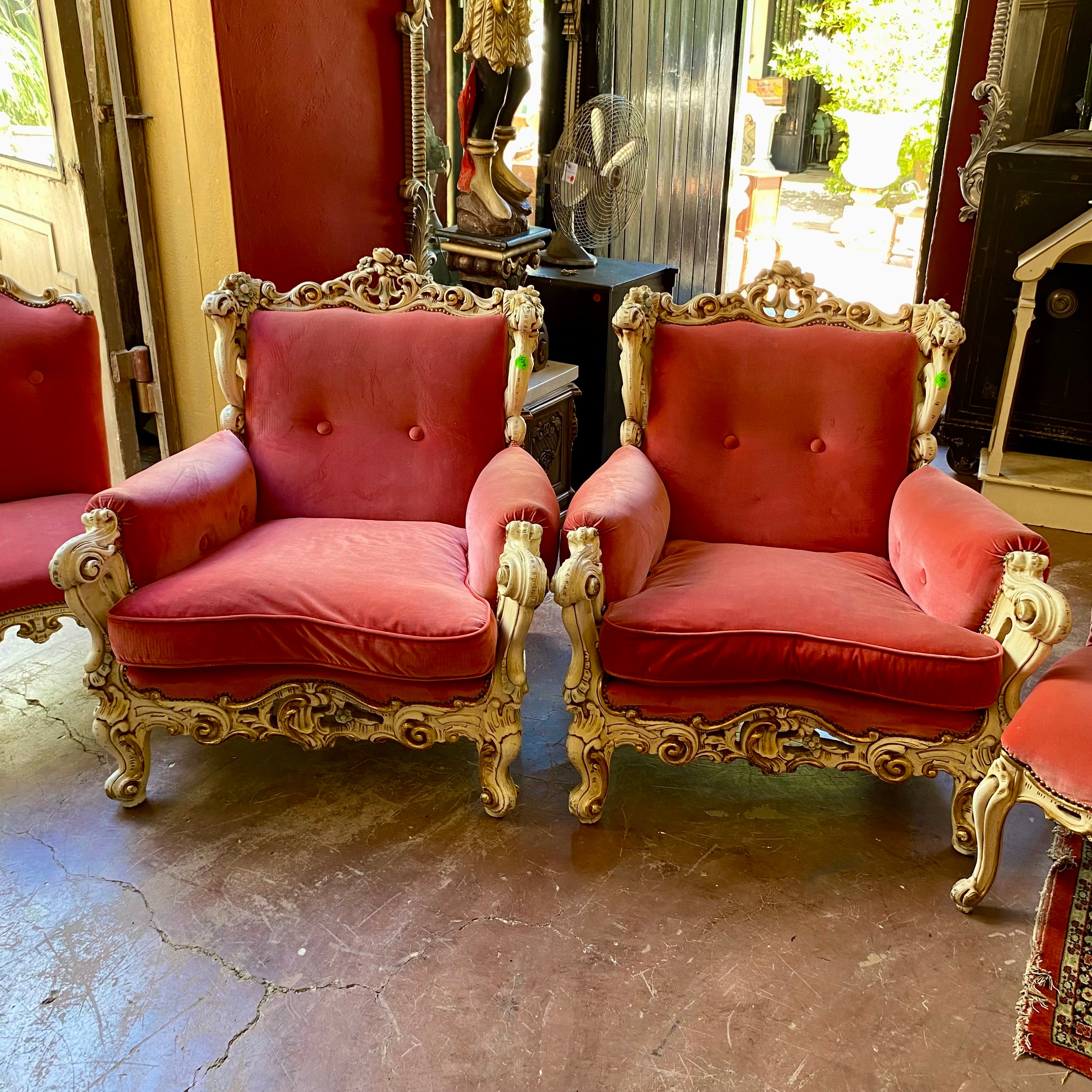 Antique Italian and Gilt Salon Set