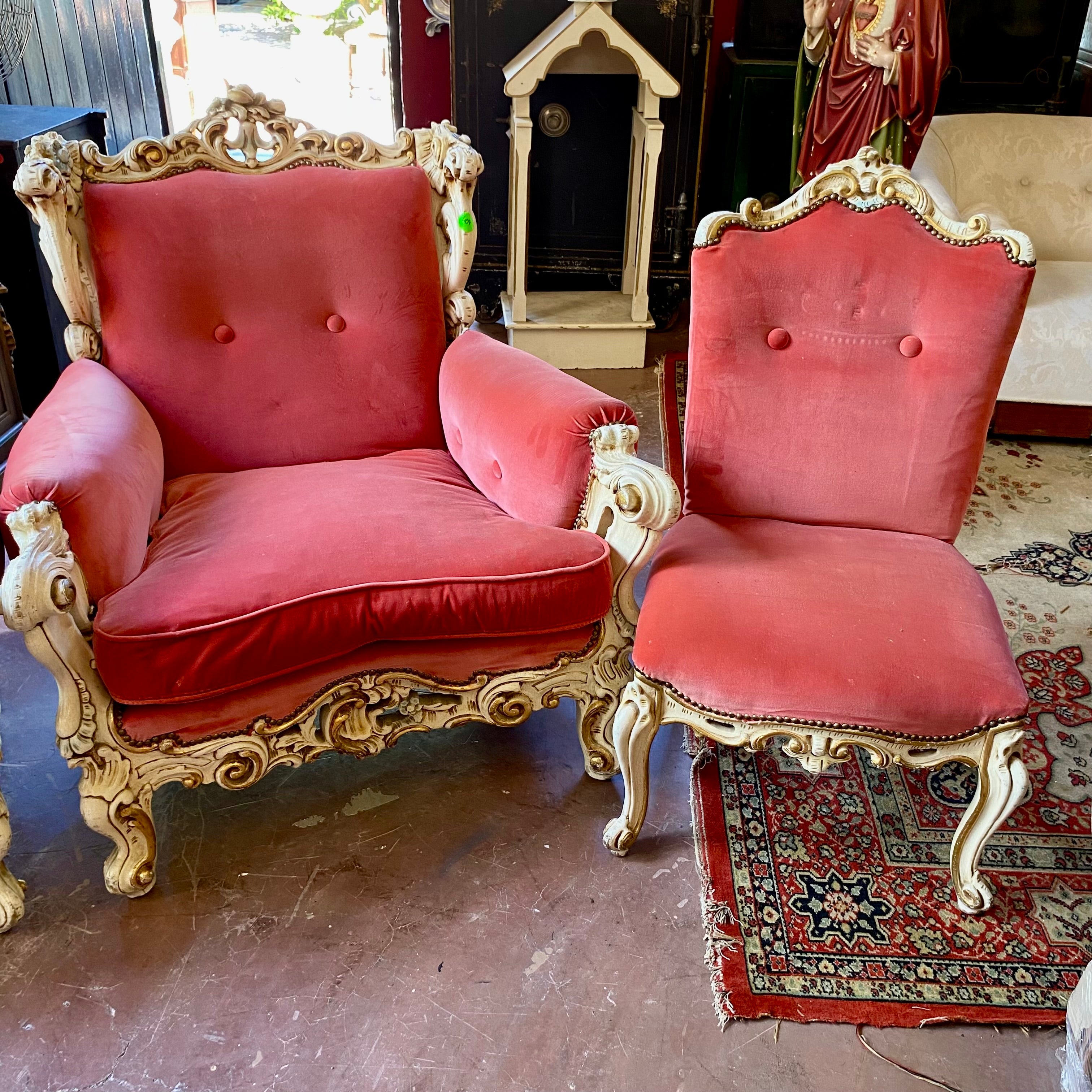 Antique Italian and Gilt Salon Set