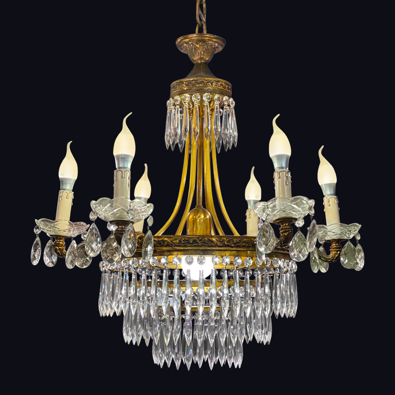 Vintage Italian Neoclassical Chandelier