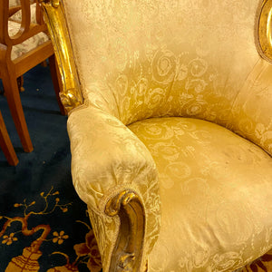 Gorgeous Gold French Style Armchair