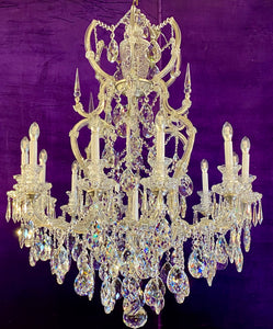 An Extremely Large Maria Theresa Chandelier