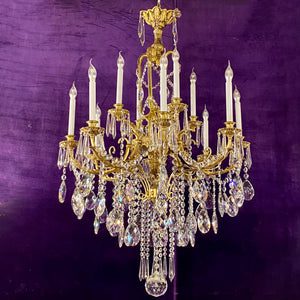 Beautiful and Large Delos Custom Chandelier