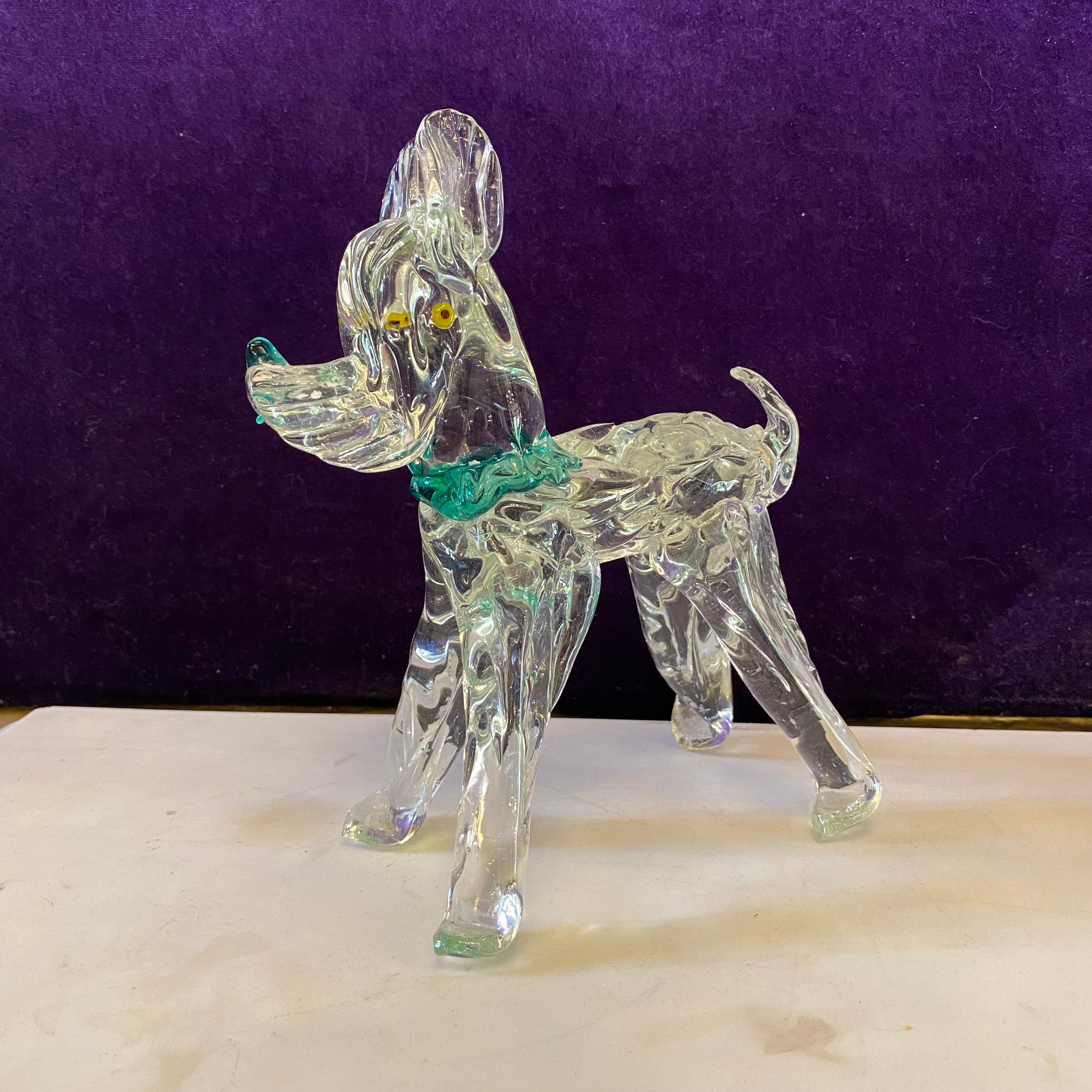 Delightful Vintage Murano Glass Poodle