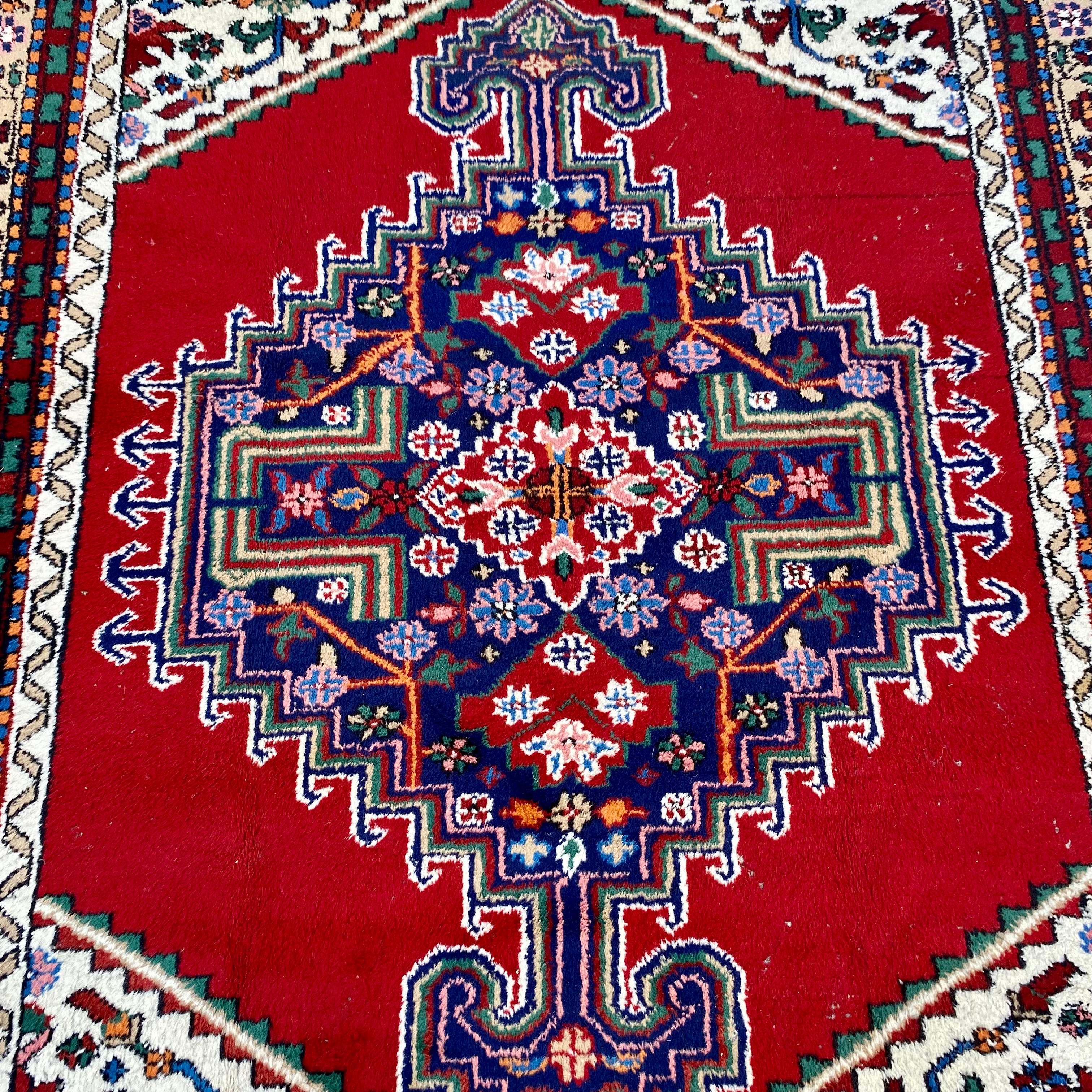 Vintage Hand Knotted Carpet