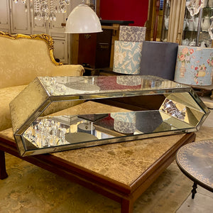 Modern Aged Mirror Coffee Table